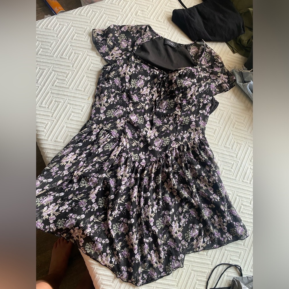 Cider floral print dress
